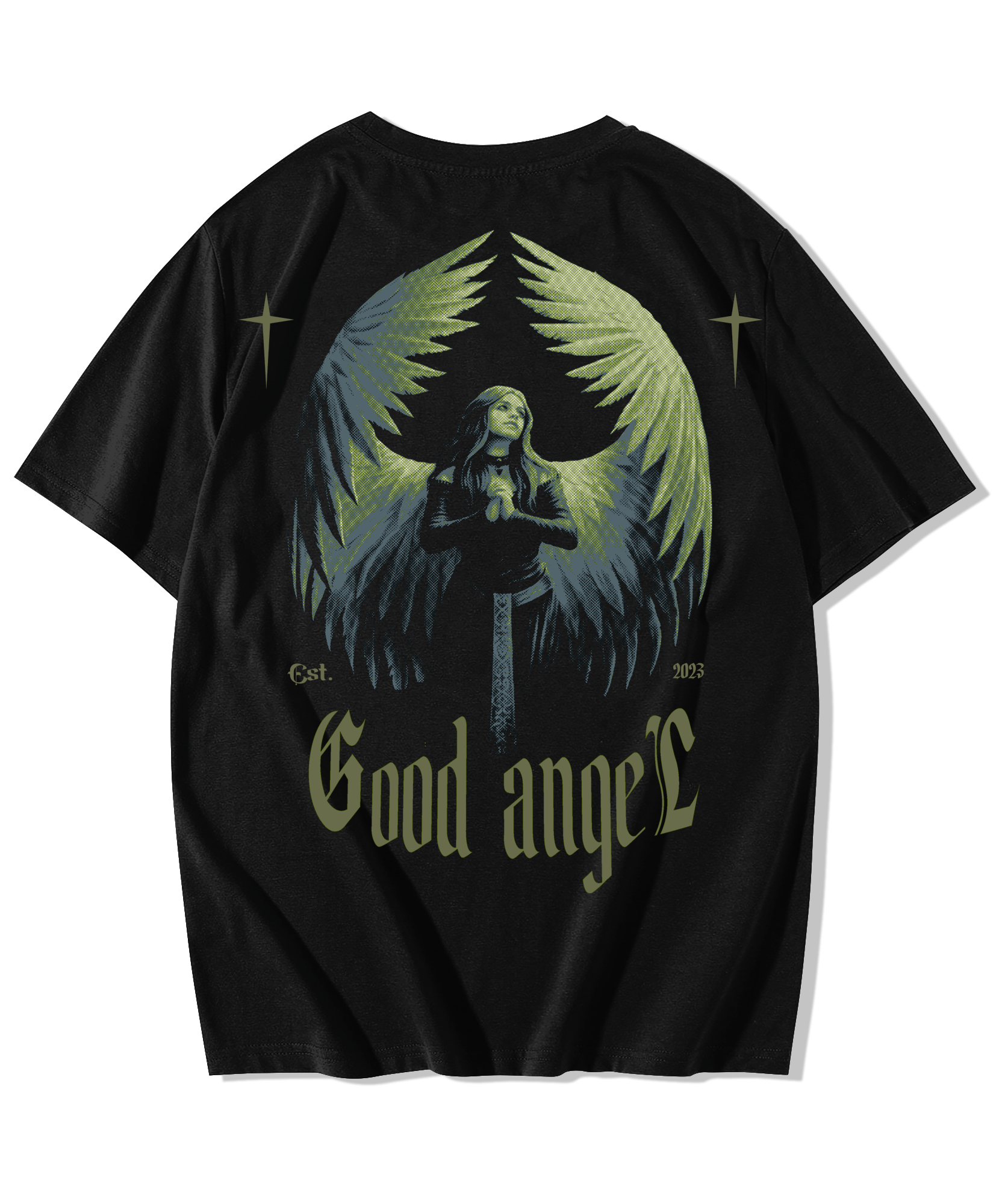 Alfaq Good angel Oversized T-Shirt - Alfaq